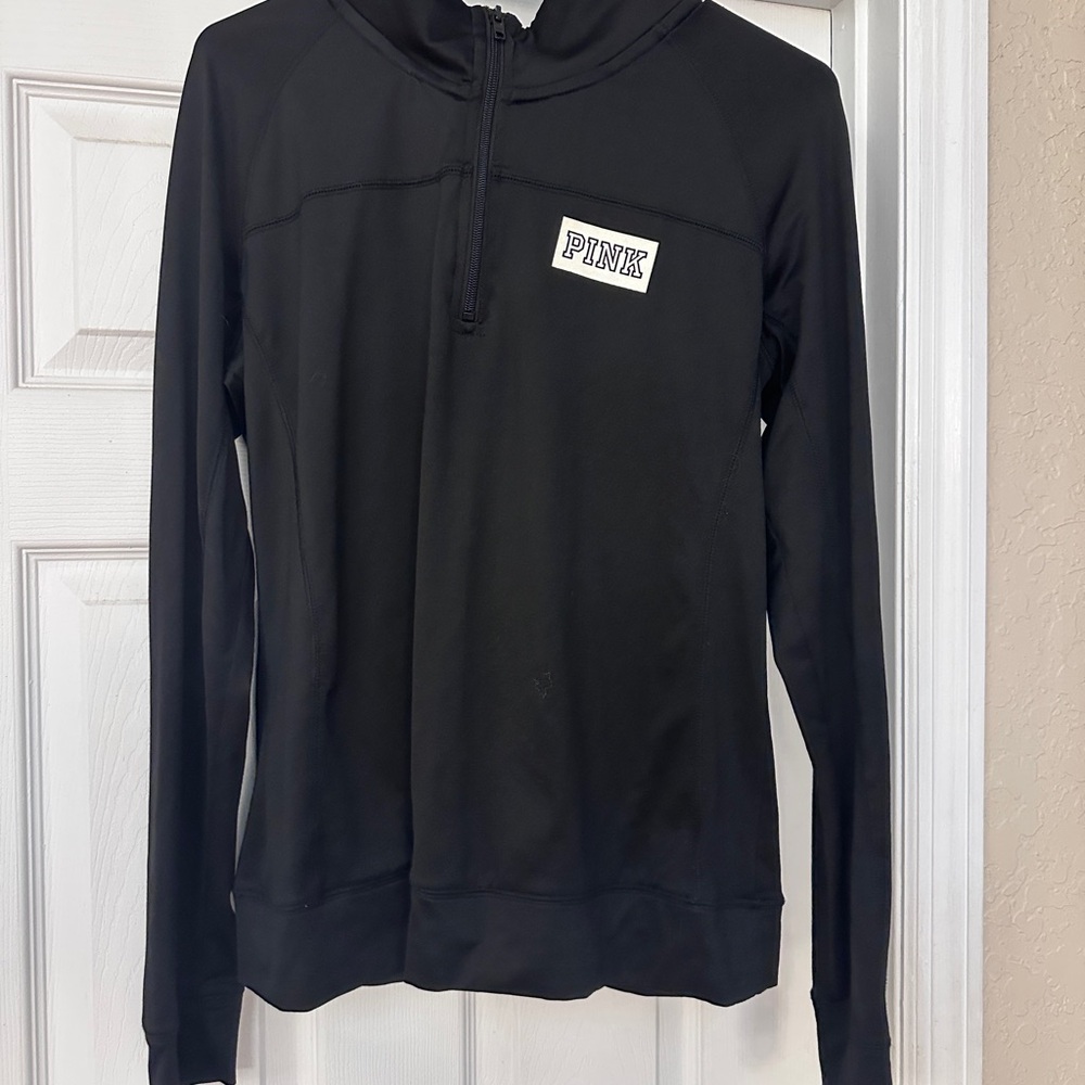 PINK Victoria's Secret Black Logo Sweatshirt